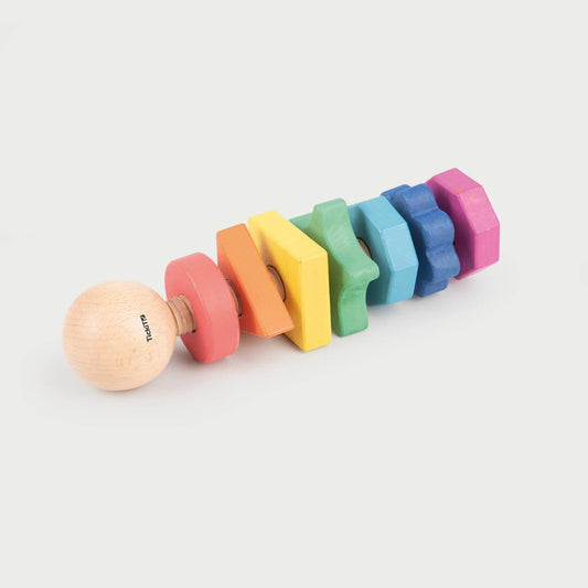 Tickit Giro de madera arcoíris
