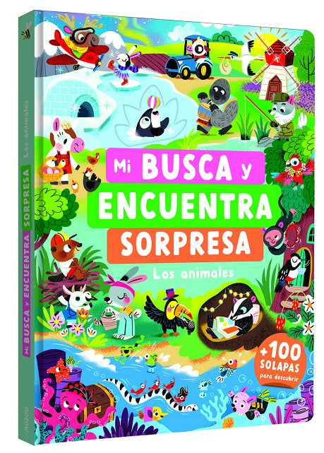 Auzou Mi busca y encuentra sorpresa. Los animales
