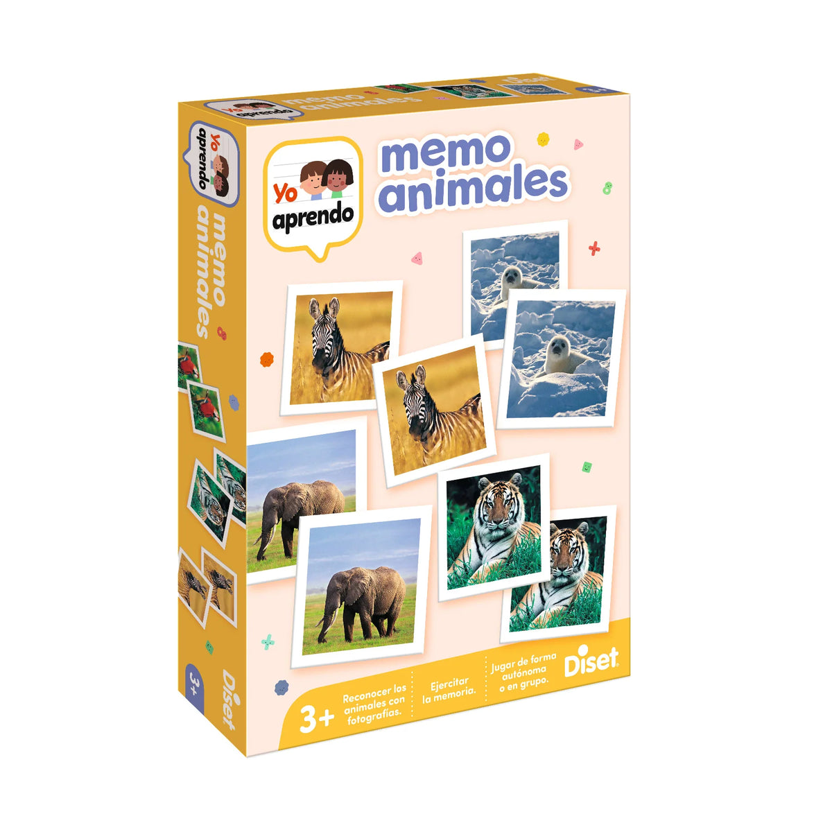 Diset Yo aprendo - Memo Photo Animales
