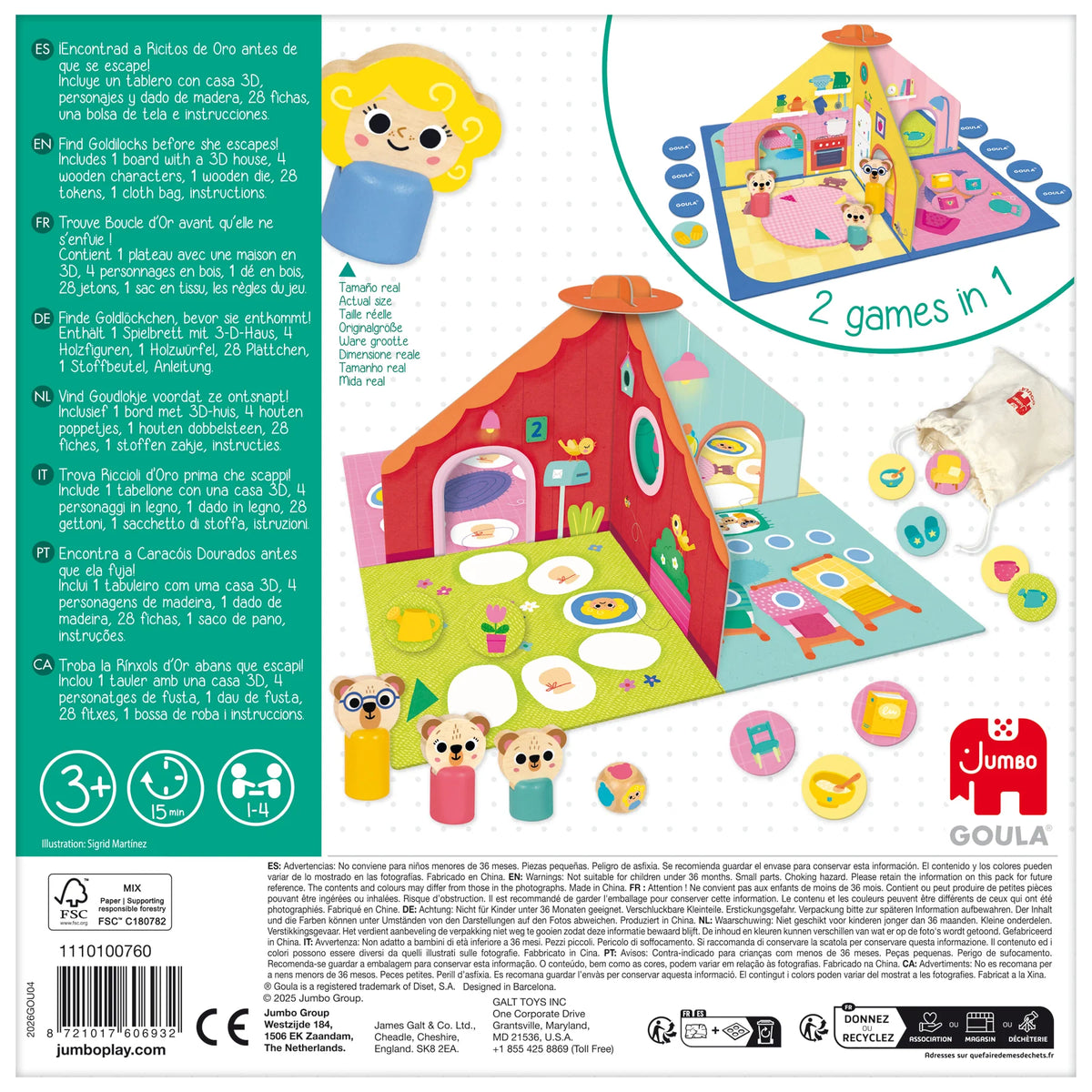 Goldilocks and the Three Bears - Goula