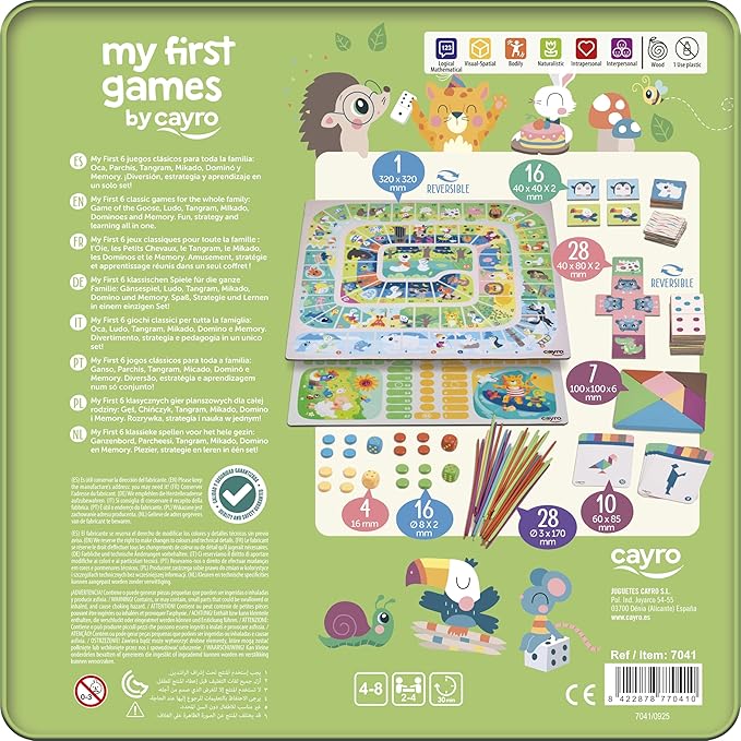 Cayro My First Games Colección 6 juegos