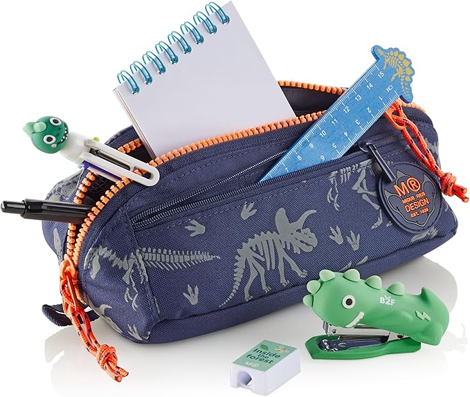Miquelrius Estuche portatodo cuadrado Dinoworld