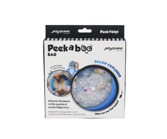 Jellystone Bolsa sensorial Peekaboo Playa