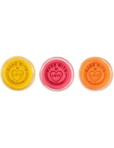 ChildGen Pack 3 Tarros de Plastilina Amarillo, rosa y naranja