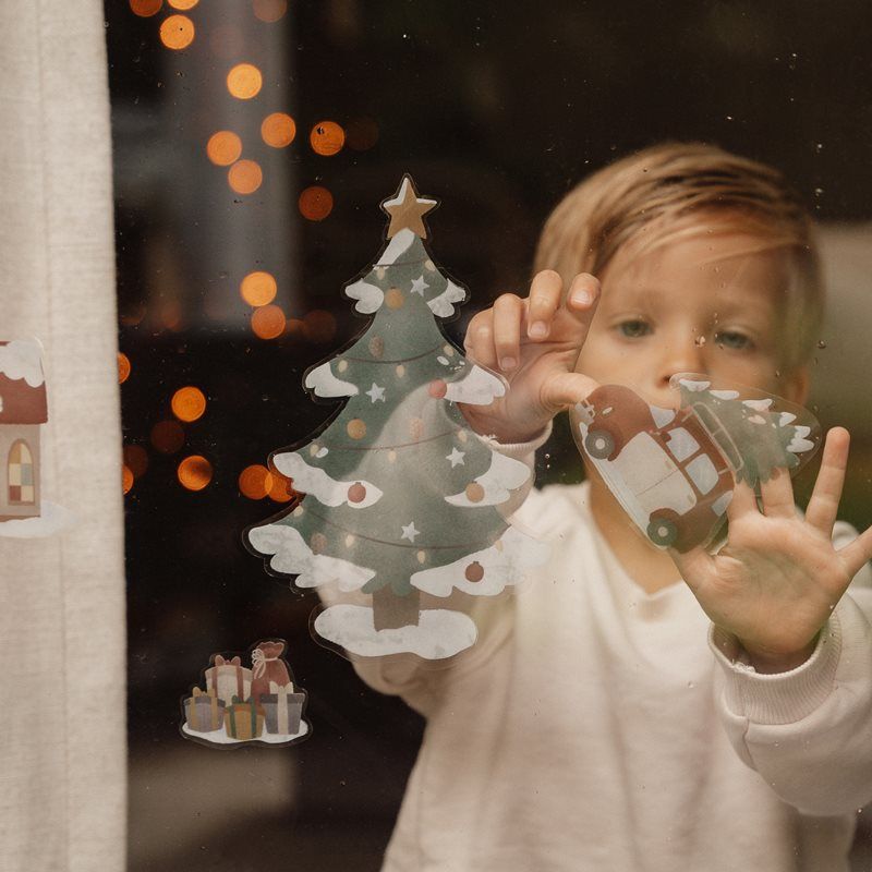 Little Dutch Maxi pegatinas ventanas navidad