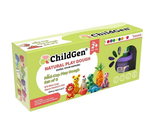 ChildGen Pack 8 Botes de plastilina 65g