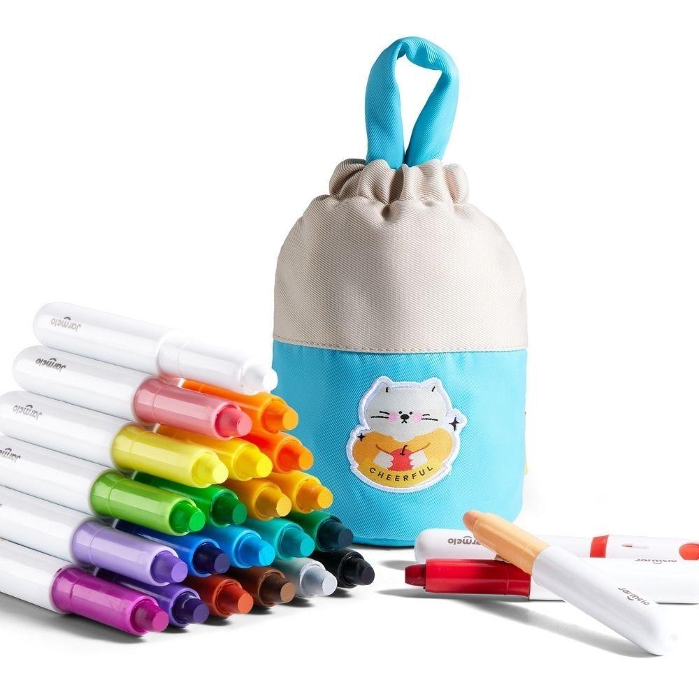 Jar Melo Bolsa 24 Crayones Ultra suaves