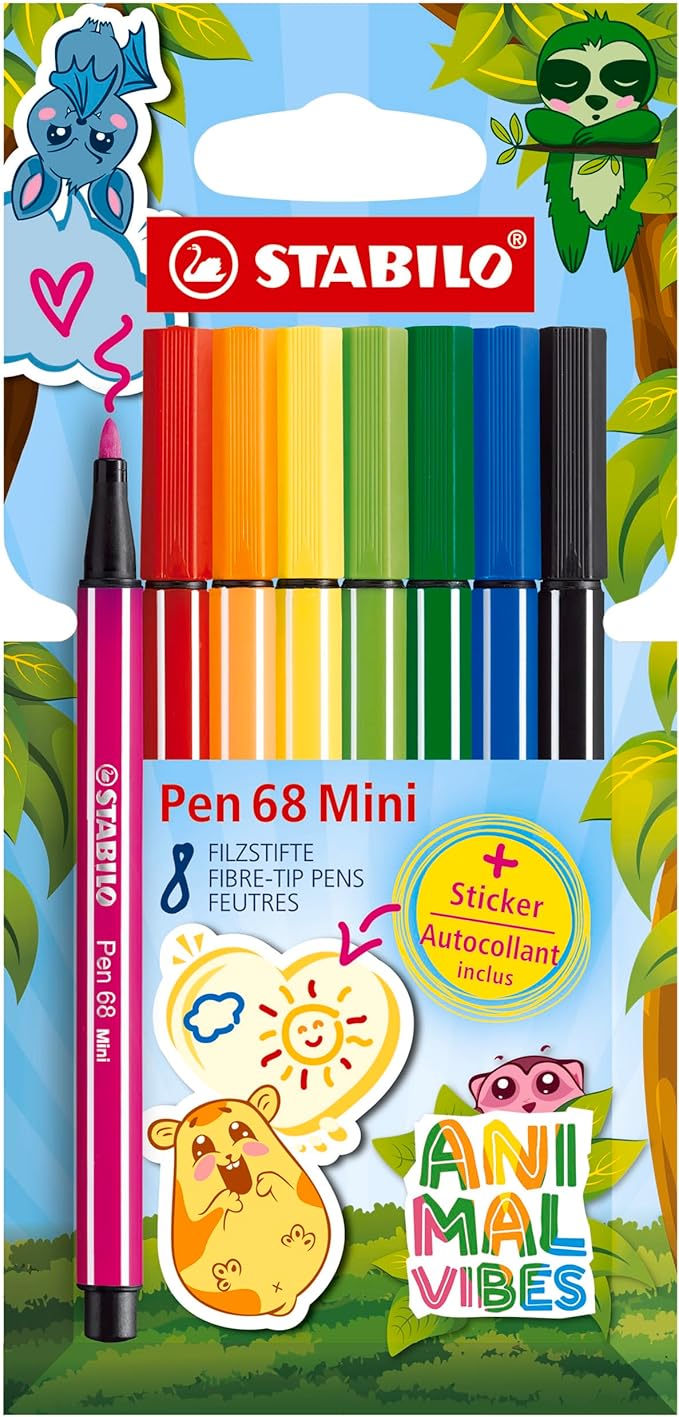 Stabilo Point 68 mini pack 8 rotuladores