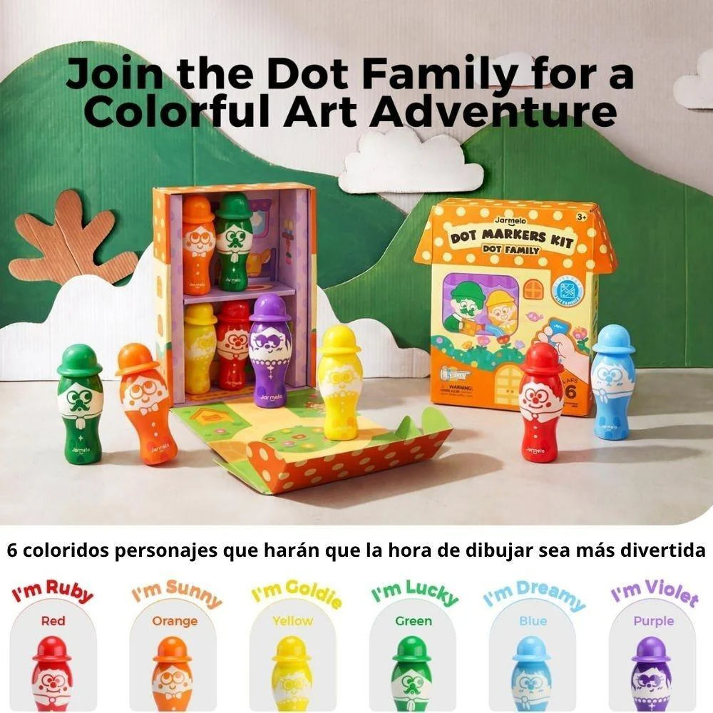 Jarmelo Kit creativo Dot Family