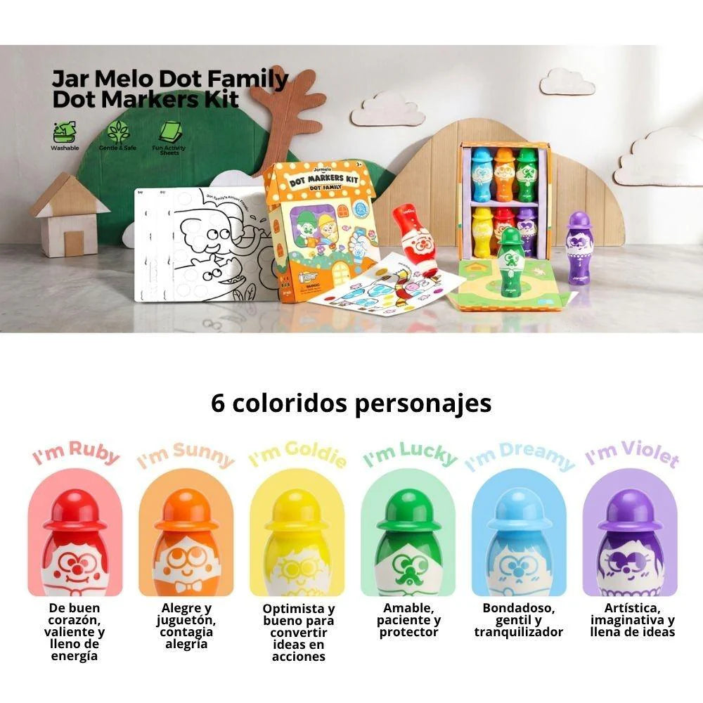 Jarmelo Kit creativo Dot Family