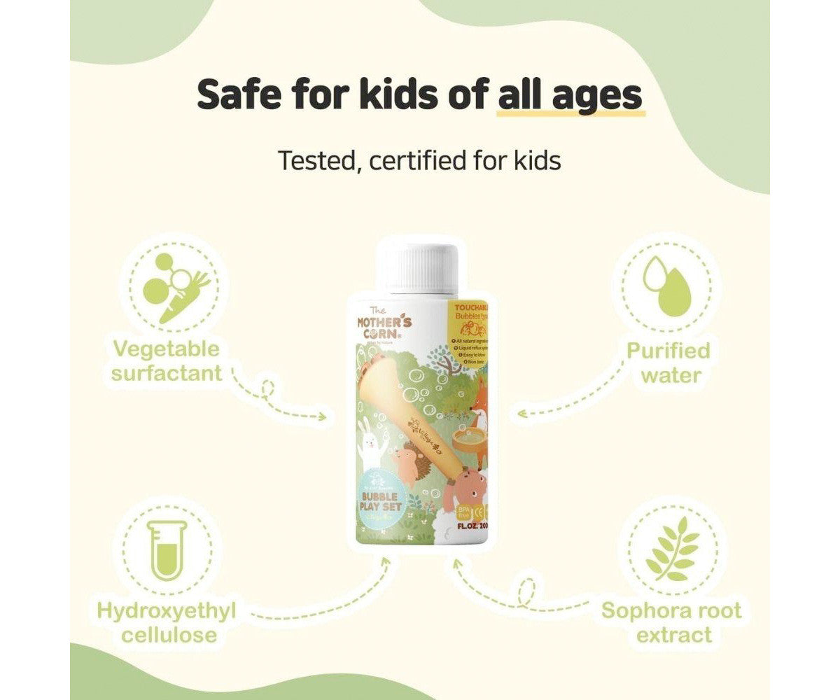 Mother's Corn. Solución para Pompas Grandes y resistentes 500ml