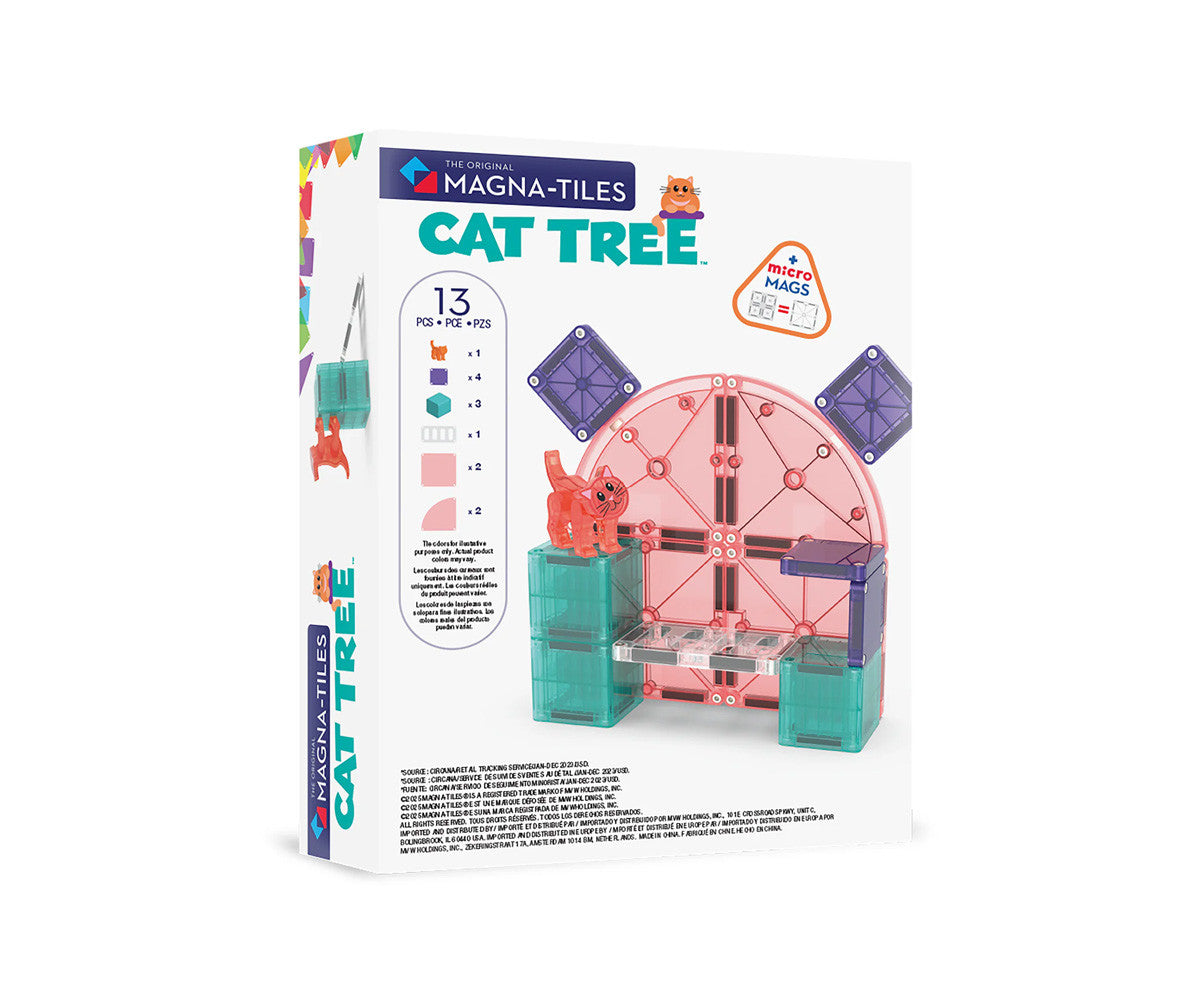 Magna-tiles Set construcción Cat Tree 13 piezas