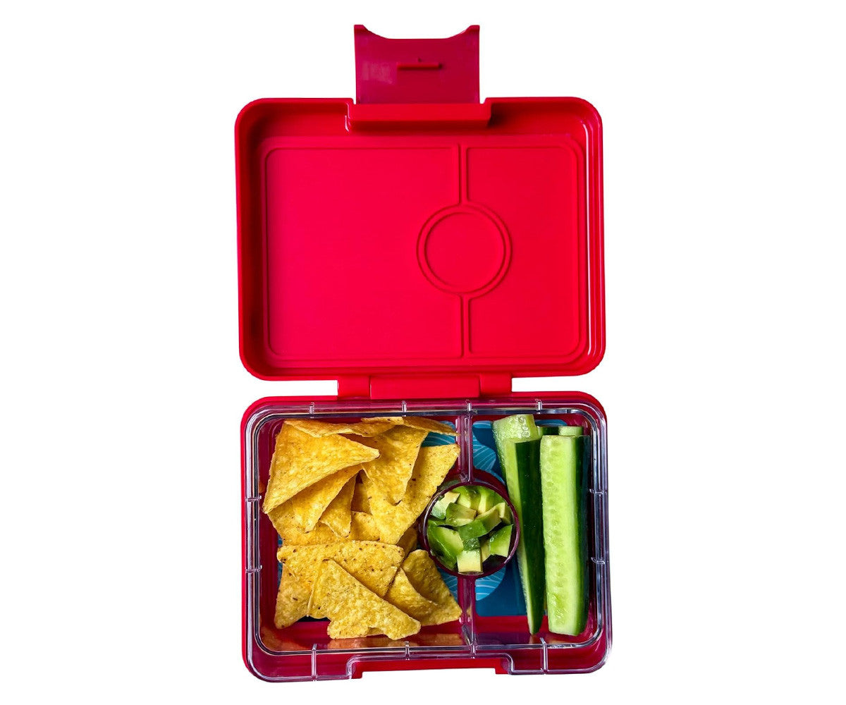 Yumbox snack shark rojo