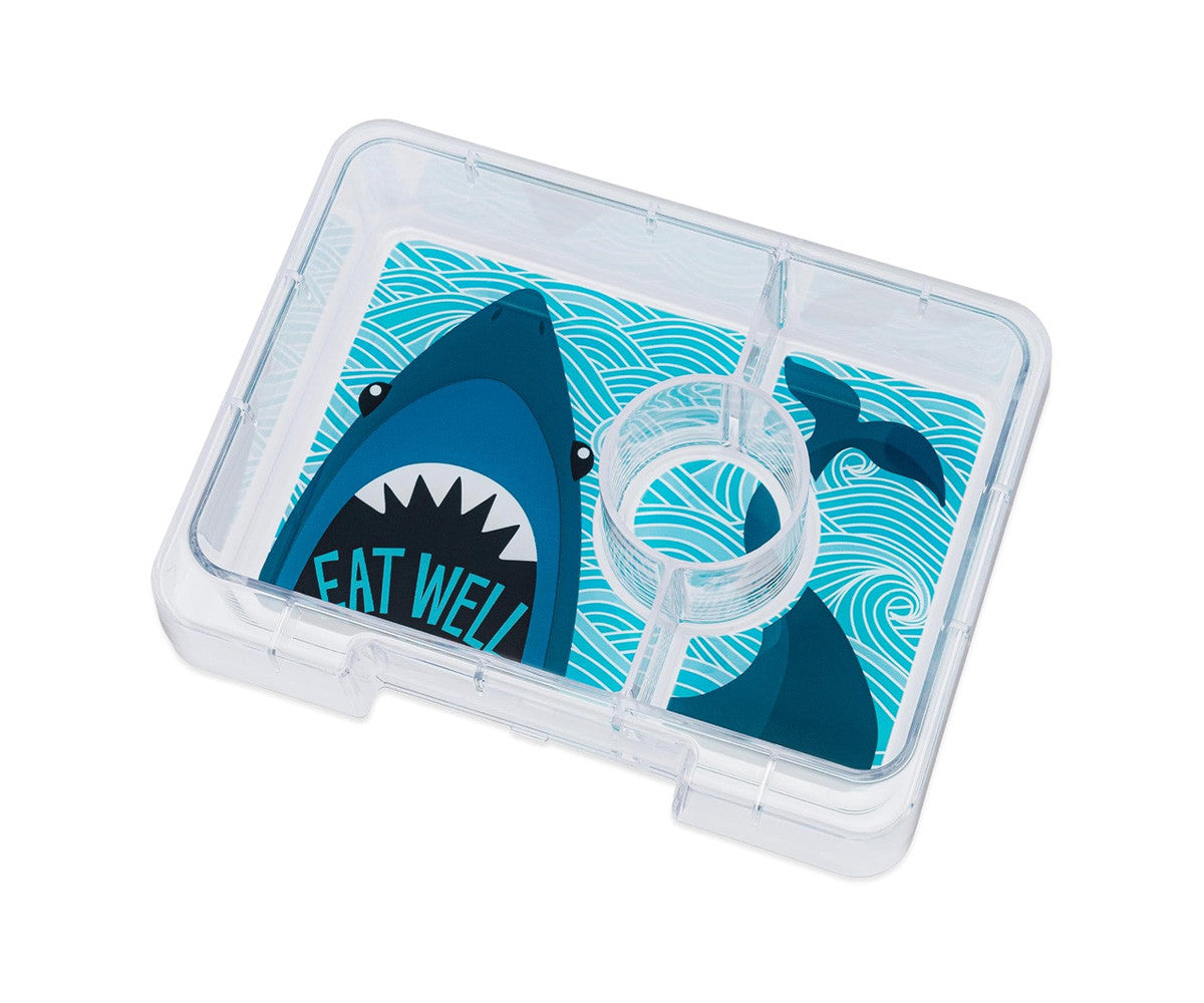 Yumbox snack shark rojo