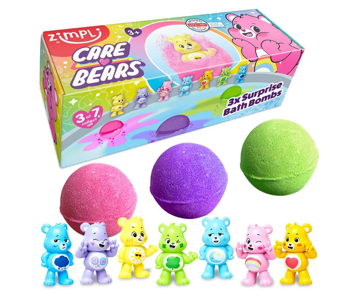 Zimpli Pack 3 bombas de baño sorpresa Osito amoroso