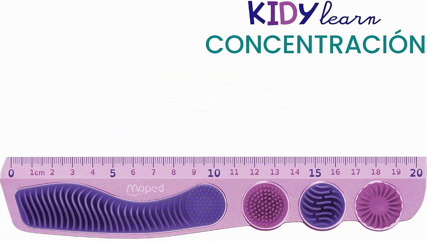 Maped kit Kidylearn concentración 4 piezas Violeta