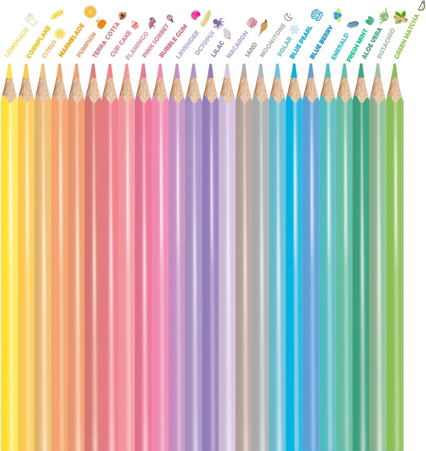 Maped 24 lápices color pastel