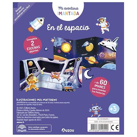 Mi aventura imantada En el espacio - Auzou