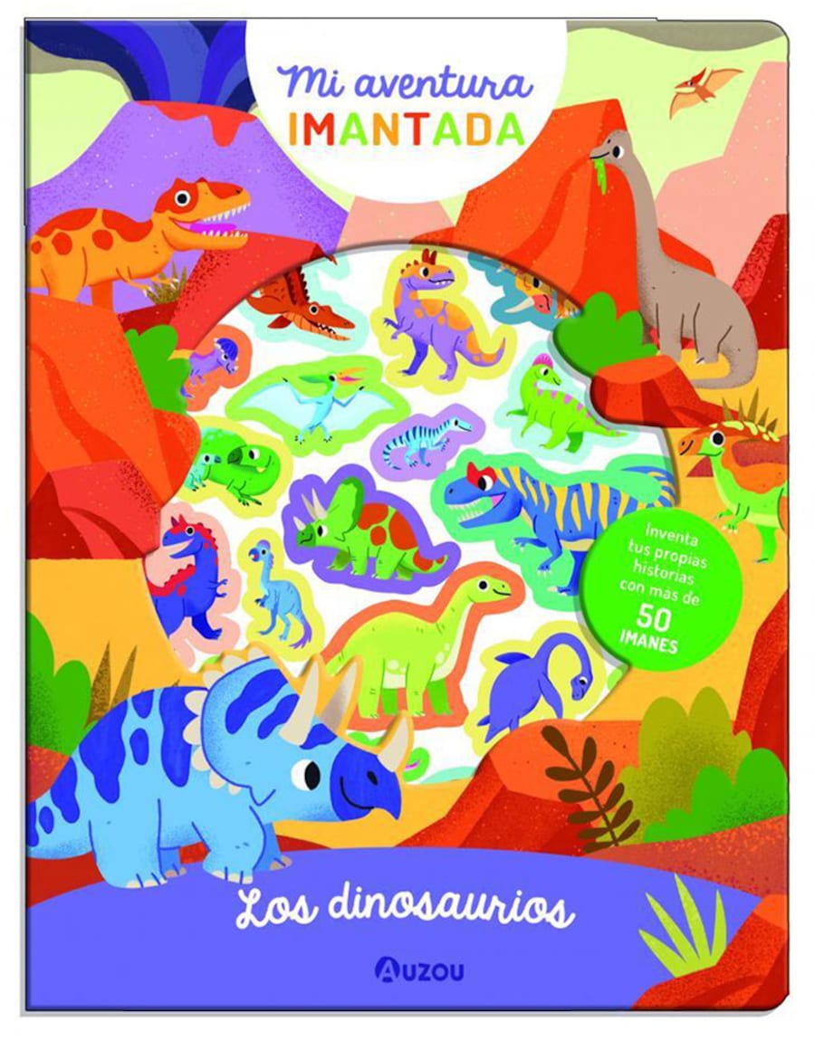 Mi aventura imantada Los dinosaurios - Auzou