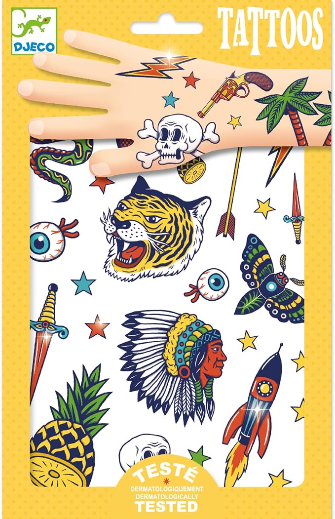 Djeco Tatuajes temporales Bang bang