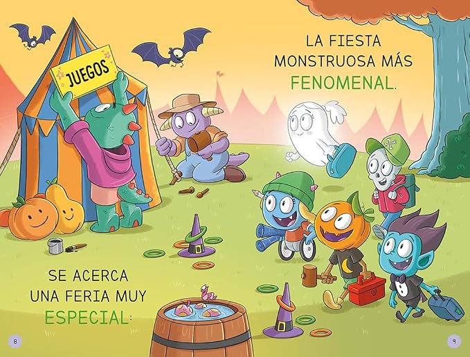 Aprende a leer en la Escuela monstruos magnífico y terrorífico.