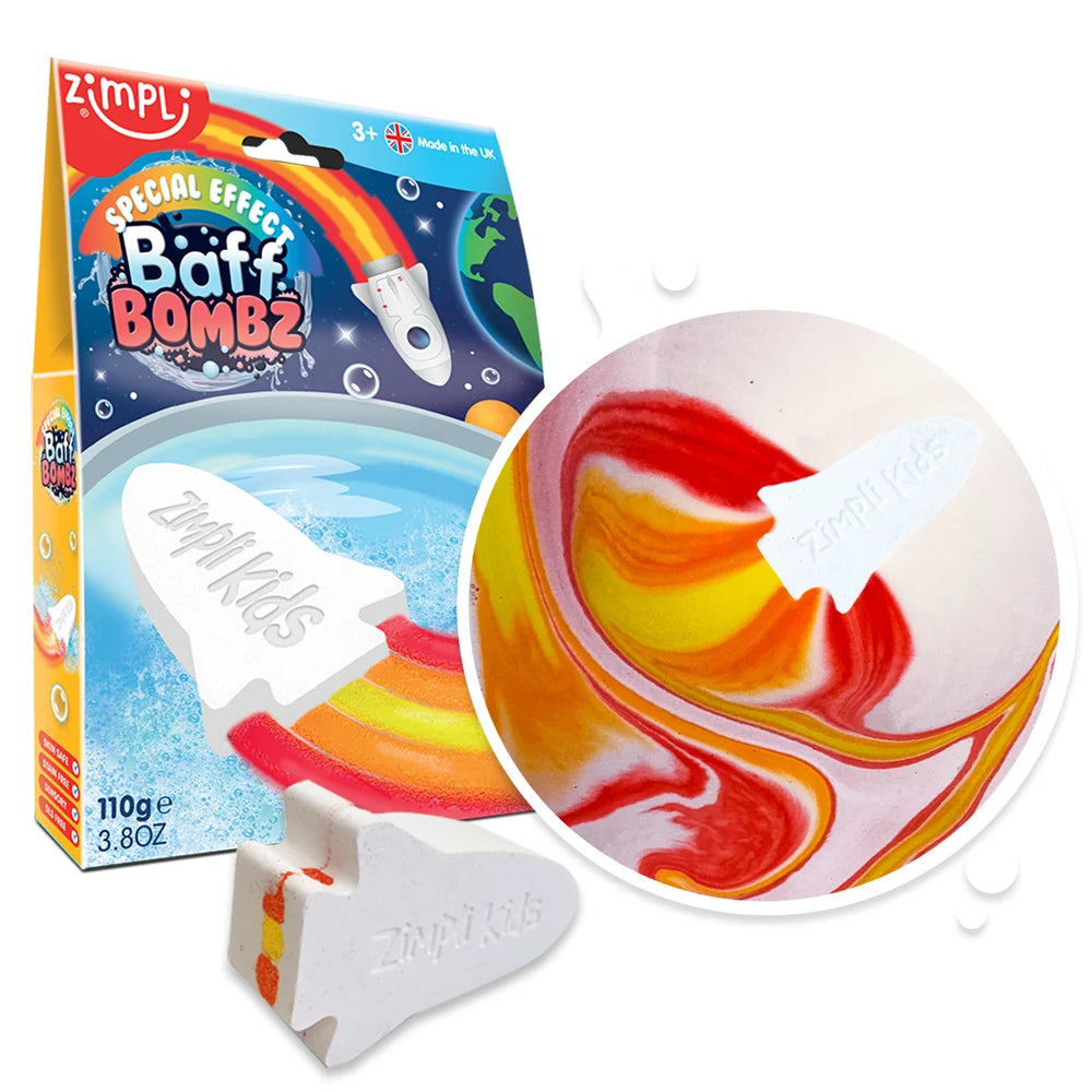 Zimpli Kids efecto especial Baff Bomz Cohete