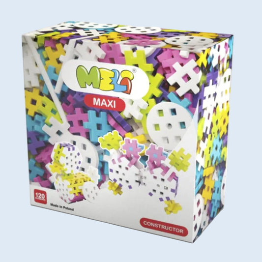 Meli Maxi Pastel Constructor 120 piezas