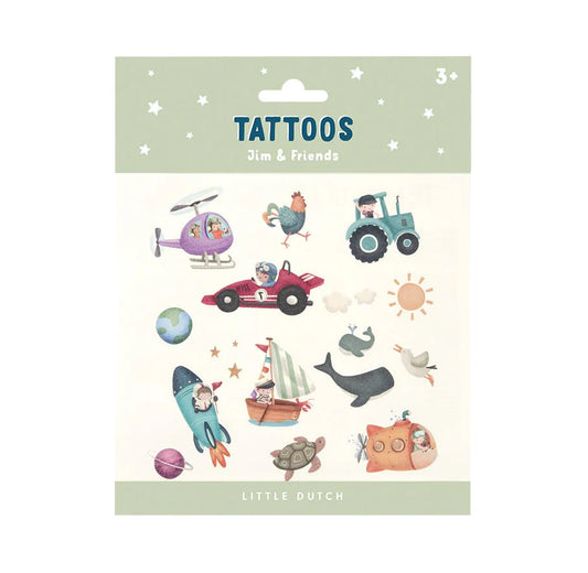Little Dutch Tatuajes Jim & Friends