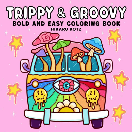 Trippy & Groovy Libro para colorear