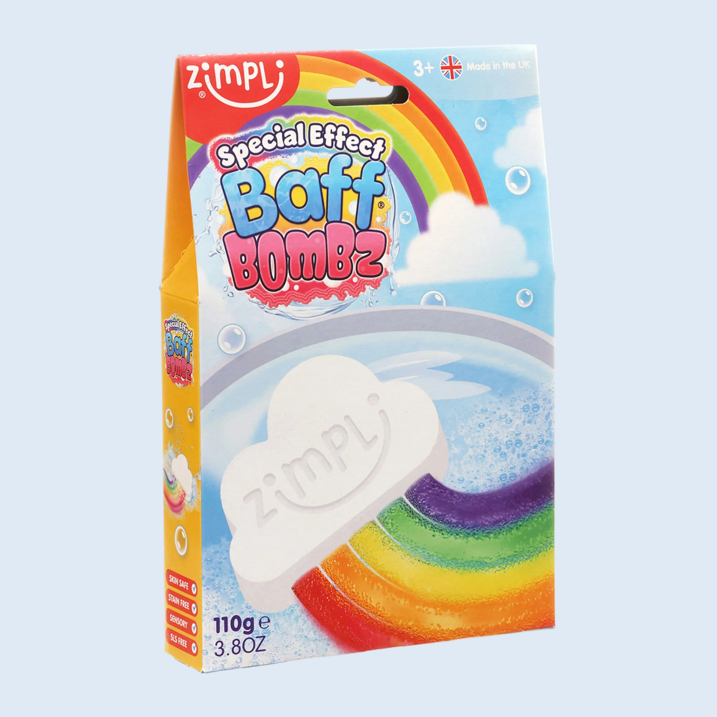 Zimpli Bomba de baño Efecto especial Nube arcoíris
