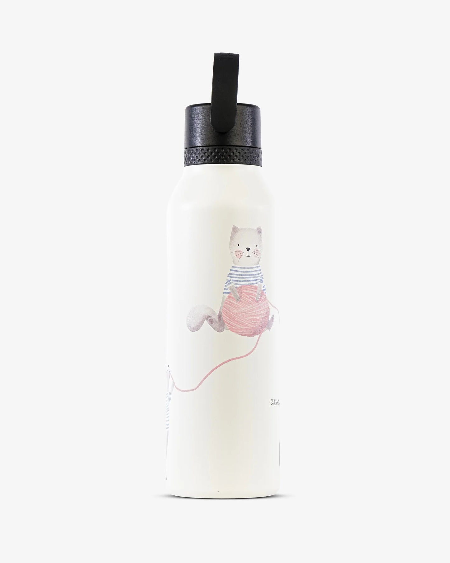 Runbott Botella térmica 600ml Lovely cat wood