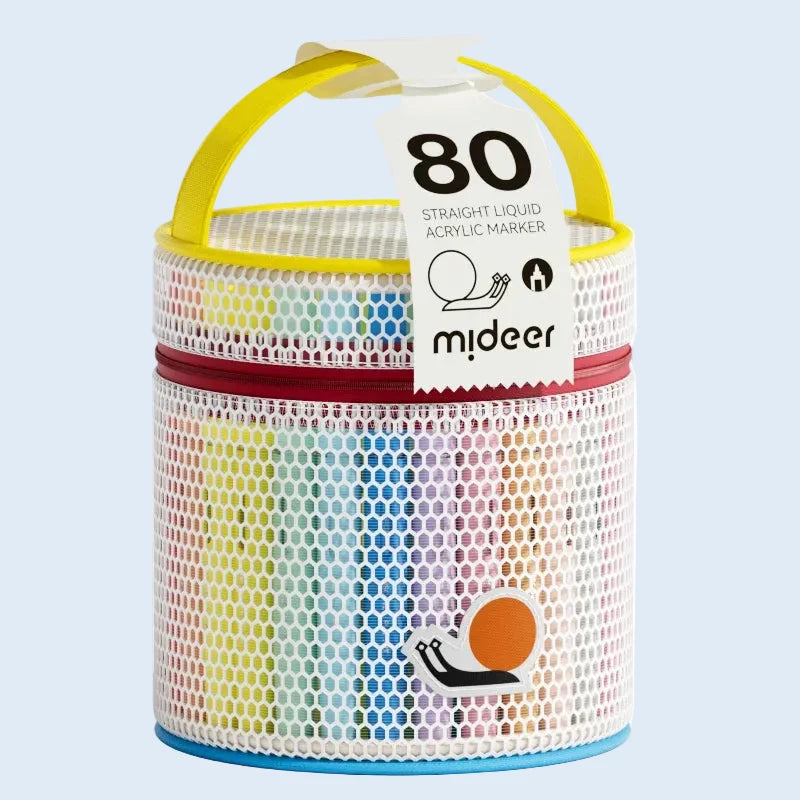 Rotuladores acrílicos punta pincel 24, 36, 60 u 80 colores - Mideer