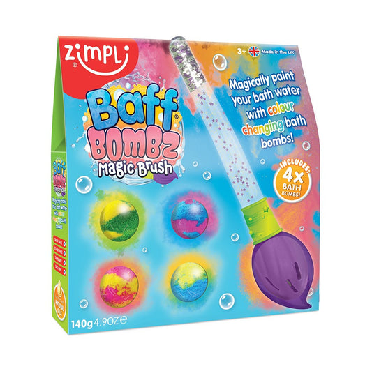 Zimpli Kids Pincel mágico con 4 bombas de baño