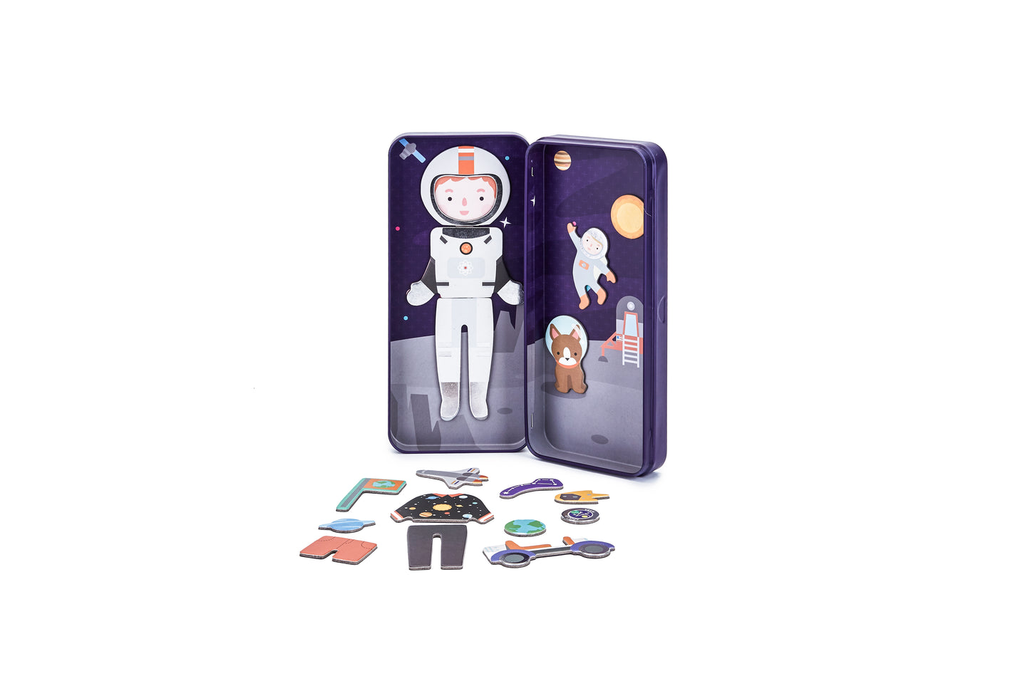MierEdu Puzzle magnético Aventureros espaciales