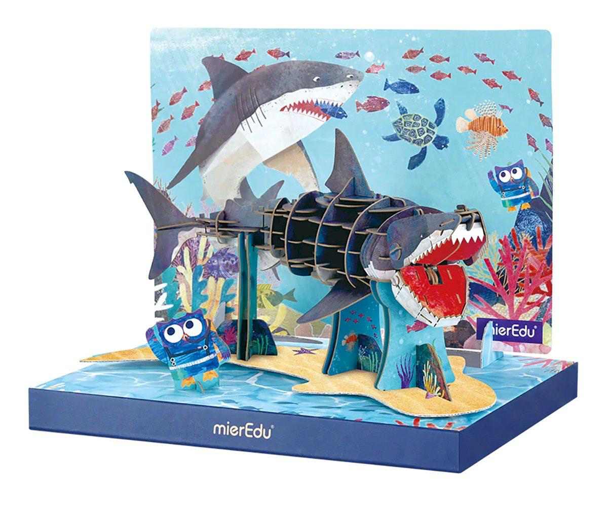 MierEdu Eco Puzzle 3D Tiburón blanco