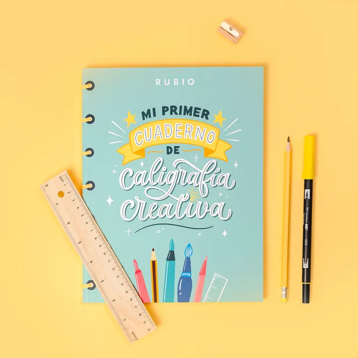 Mi primer cuaderno de caligrafía creativa Rubio