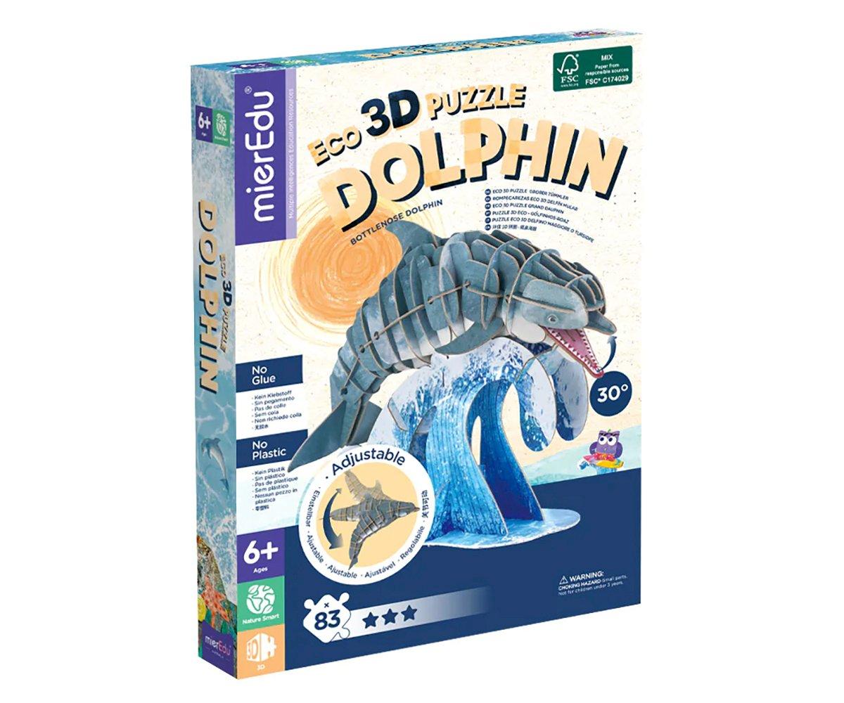 MierEdu Eco Puzzle 3D Delfín