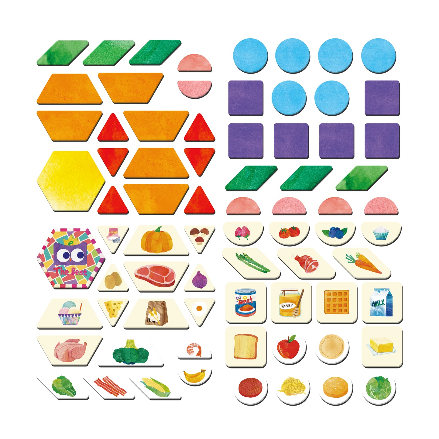 MierEdu Juego magnético Aprendizaje de formas