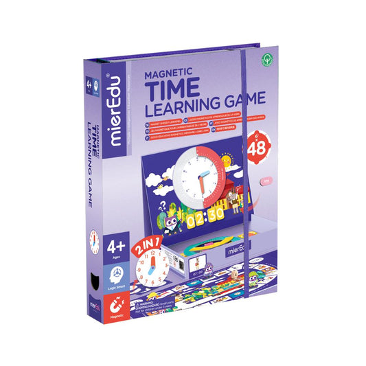 MierEdu Juego magnético Aprendizaje de la hora