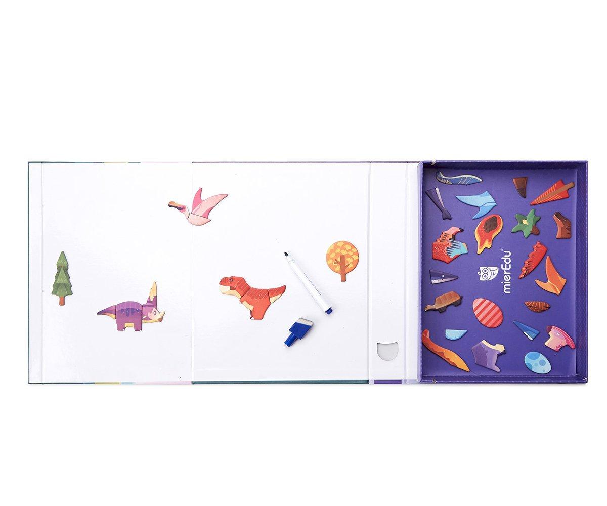MierEdu Libro magnético Mundo Dino