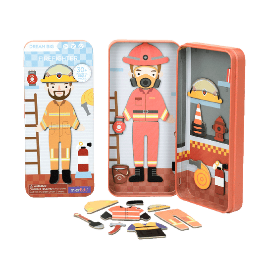 MierEdu Puzzle magnético Bomberos