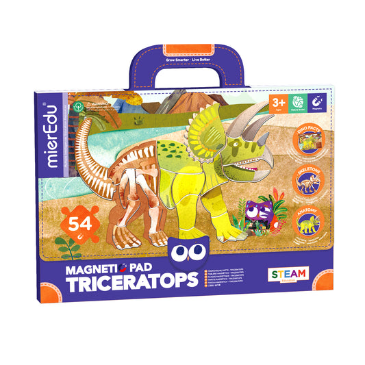 MierEdu Maletín magnético Triceratops