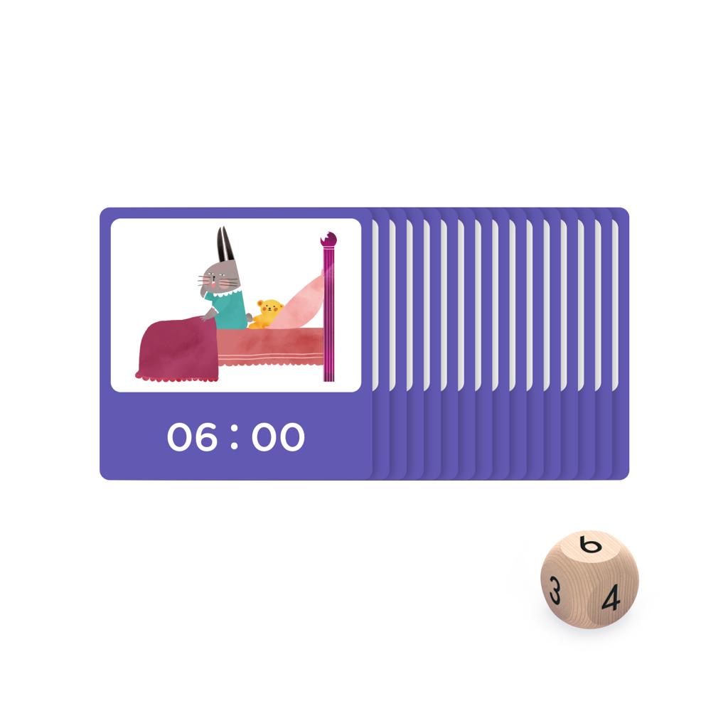 MierEdu Juego magnético Aprendizaje de la hora