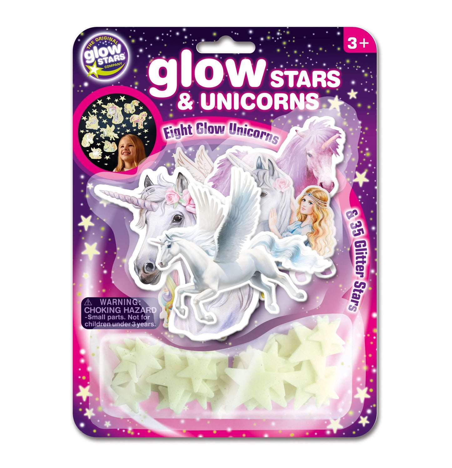 Glow Estrellas y unicornios