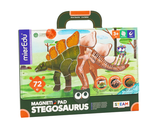 MierEdu Maletín magnético Estegosaurio