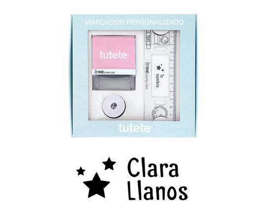 Tutete Sello personalizado Estrellas