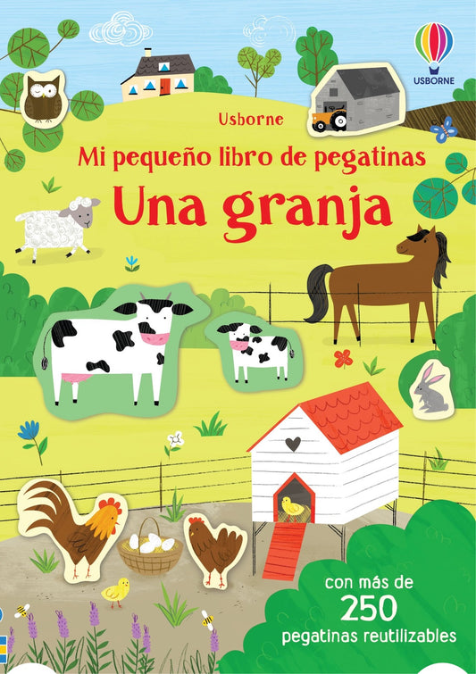 Mi pequeño libro de pegatinas Una granja Usborne