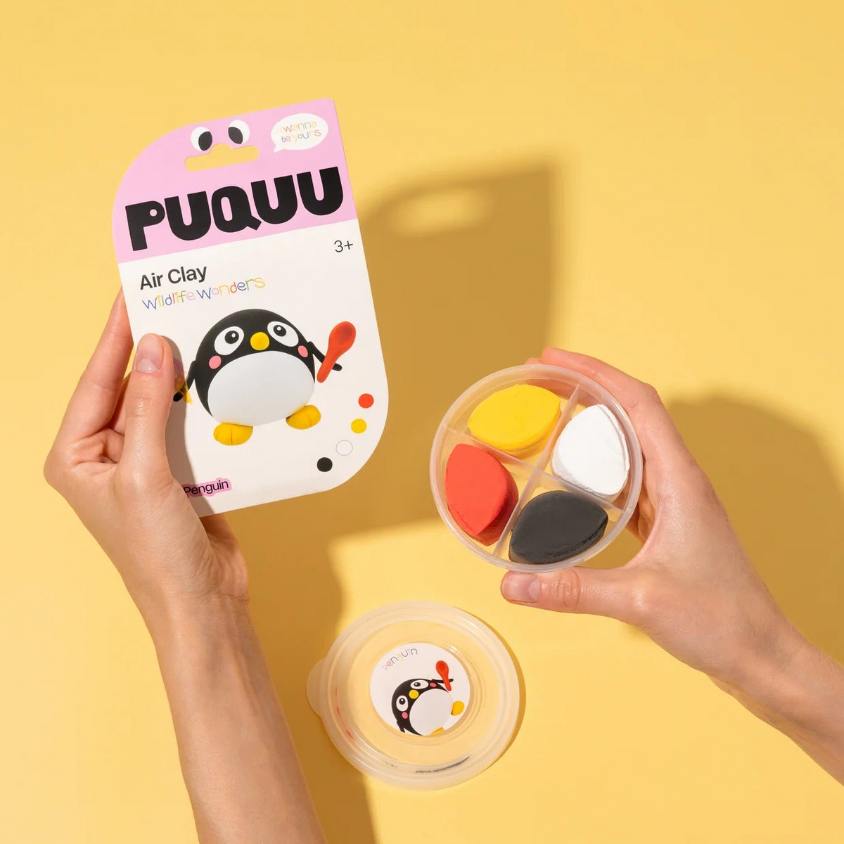 Air Clay pingüino - PUQUU,.