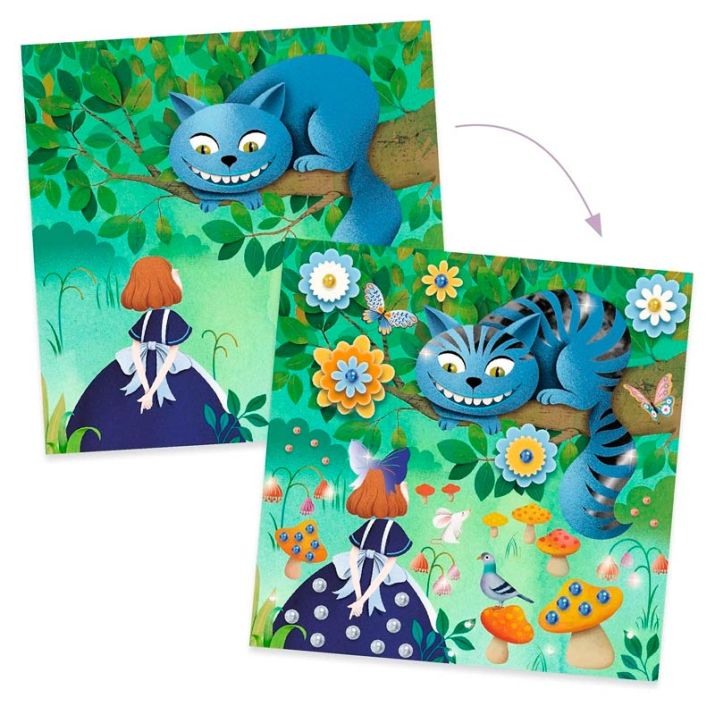 Cuentos para decorar Alicia en el país de las maravillas - Djeco,