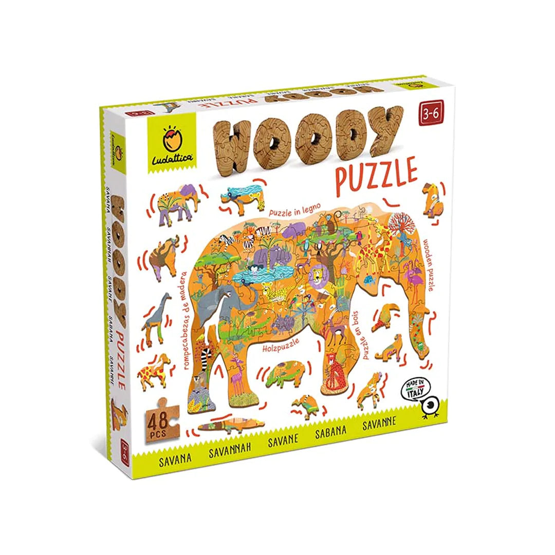 Ludattica Woody puzzle Sabana